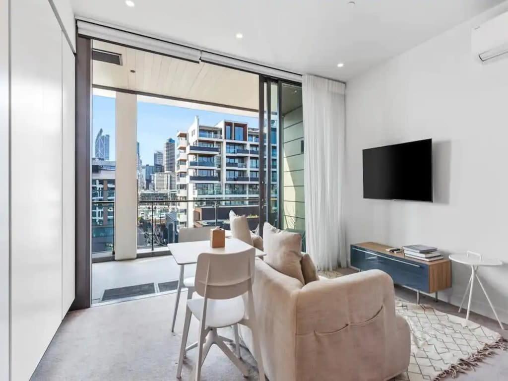 Modern One Bedroom Apartment In Wynyard Quarter Auckland Eksteriør billede