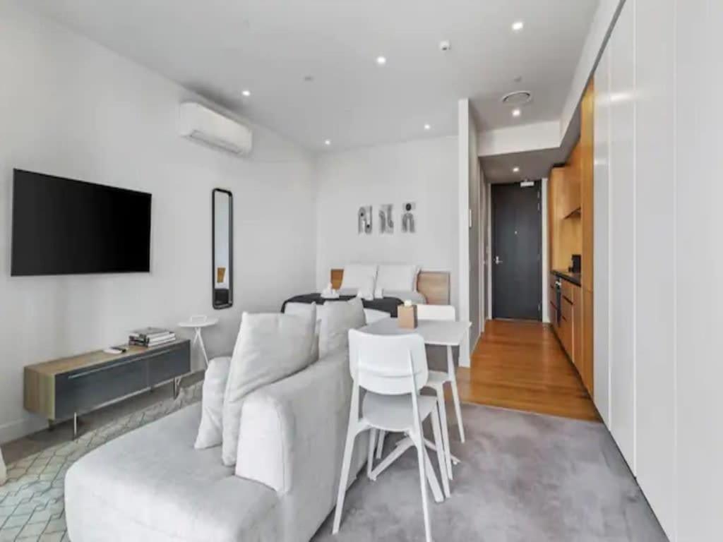Modern One Bedroom Apartment In Wynyard Quarter Auckland Eksteriør billede