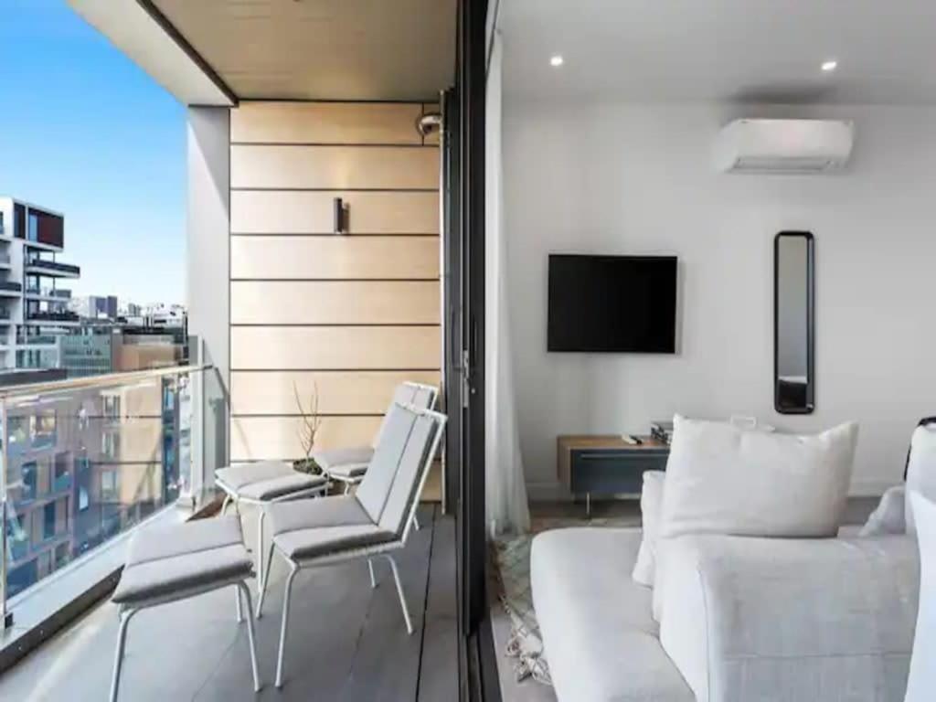 Modern One Bedroom Apartment In Wynyard Quarter Auckland Eksteriør billede