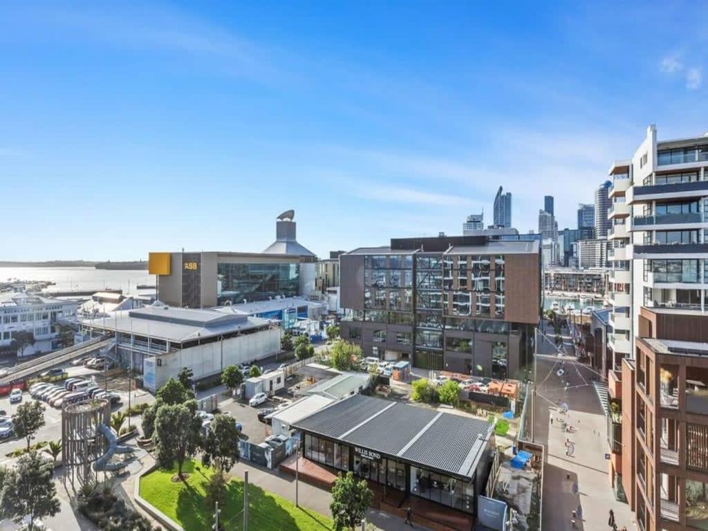 Modern One Bedroom Apartment In Wynyard Quarter Auckland Eksteriør billede