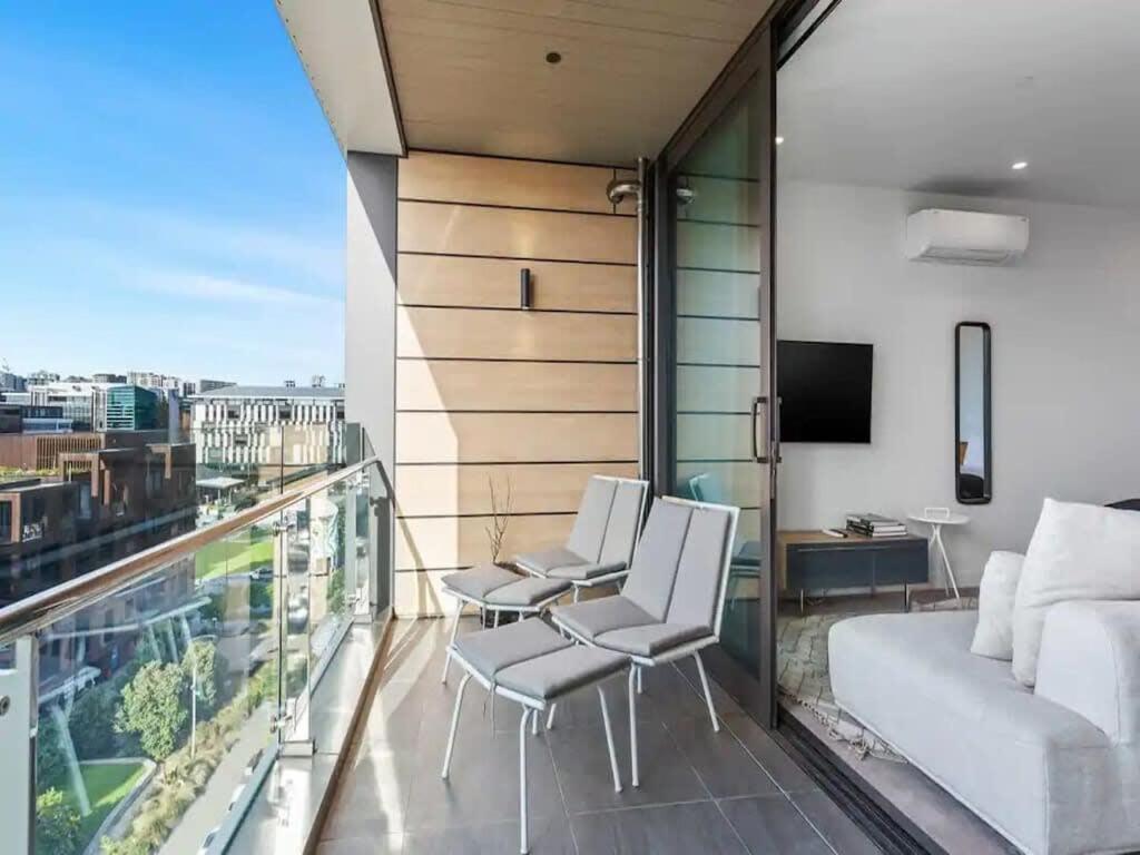 Modern One Bedroom Apartment In Wynyard Quarter Auckland Eksteriør billede